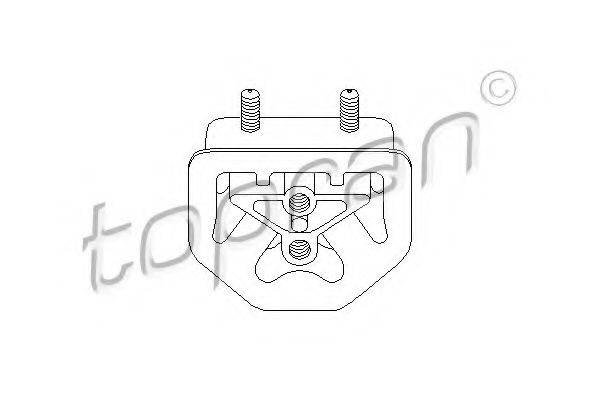 TOPRAN 201375 Підвіска, двигун