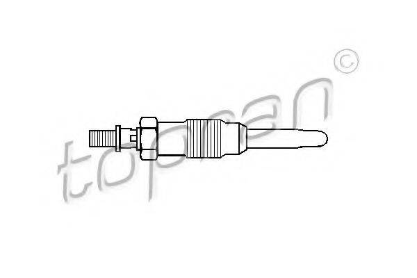TOPRAN 300851 Свічка розжарювання