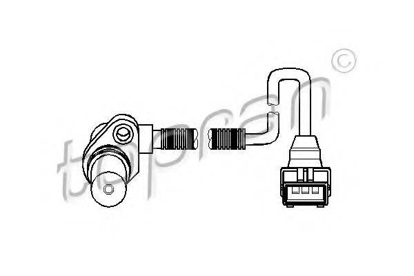 TOPRAN 205893 Датчик частоти обертання, керування двигуном