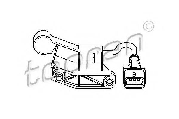 TOPRAN 206206 Датчик частоти обертання, керування двигуном