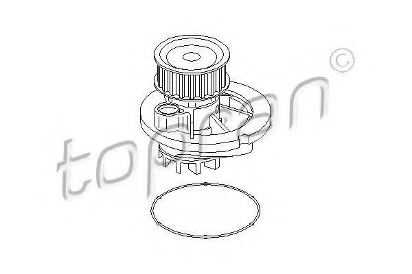 TOPRAN 206322 Водяний насос