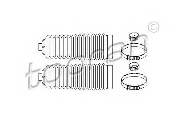 TOPRAN 207523 Комплект пильника, рульове керування