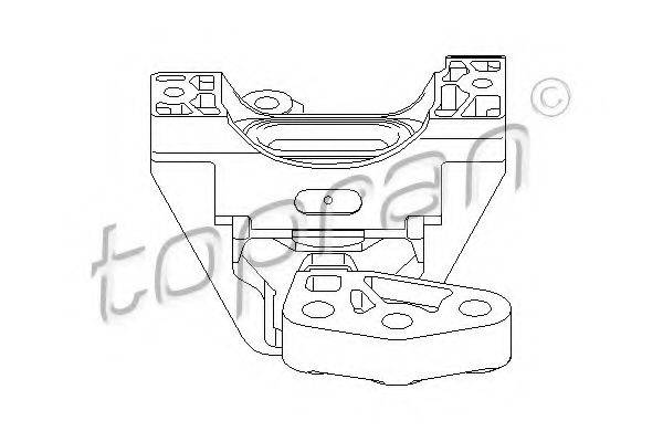 TOPRAN 206571 Підвіска, двигун