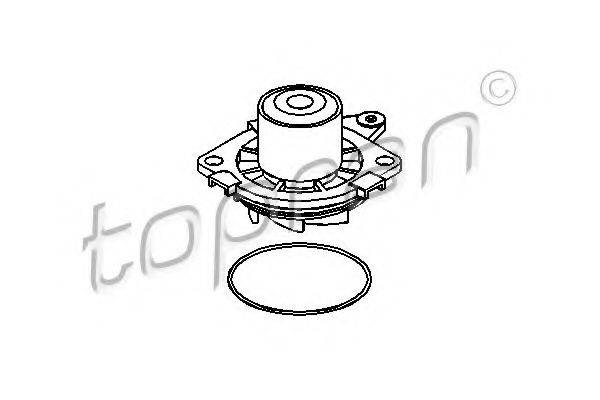 TOPRAN 206962 Водяний насос