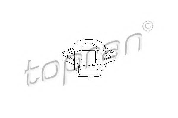 TOPRAN 301903 Датчик, положення дросельної заслінки