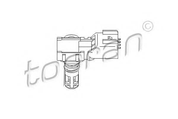 TOPRAN 302661 Датчик, тиск у впускному газопроводі