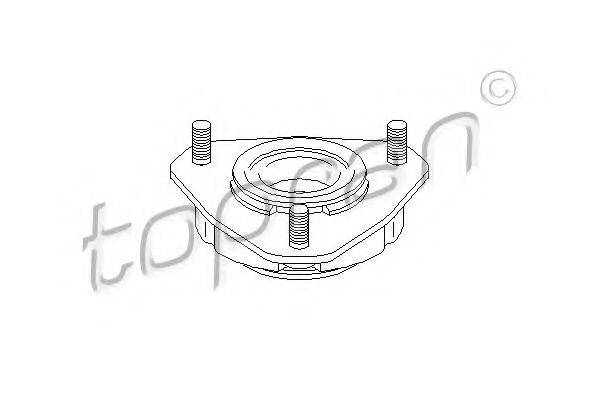 TOPRAN 302240 Опора стійки амортизатора