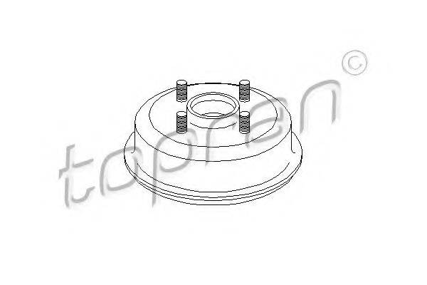 TOPRAN 300489 Гальмівний барабан