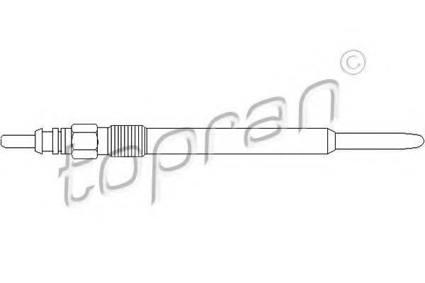 TOPRAN 400449 Свічка розжарювання