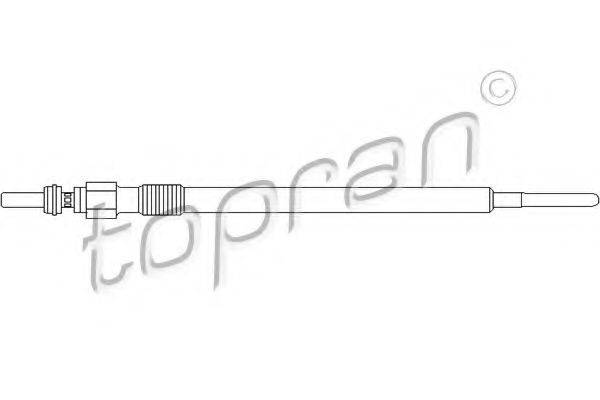 TOPRAN 401082 Свічка розжарювання