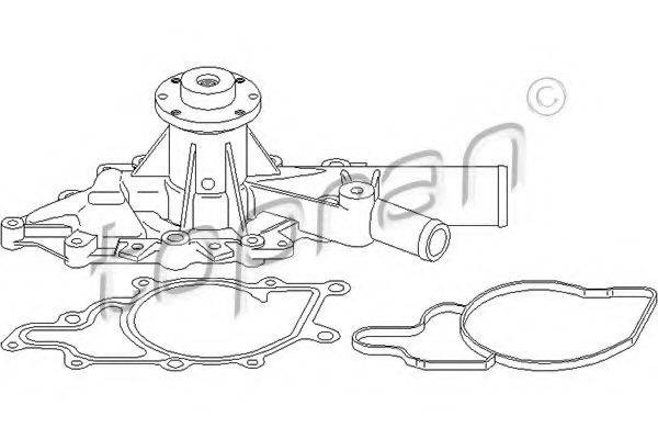 TOPRAN 401180 Водяний насос