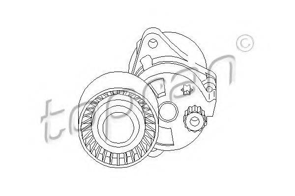 TOPRAN 400303 Натягувач ременя, клинового зубча