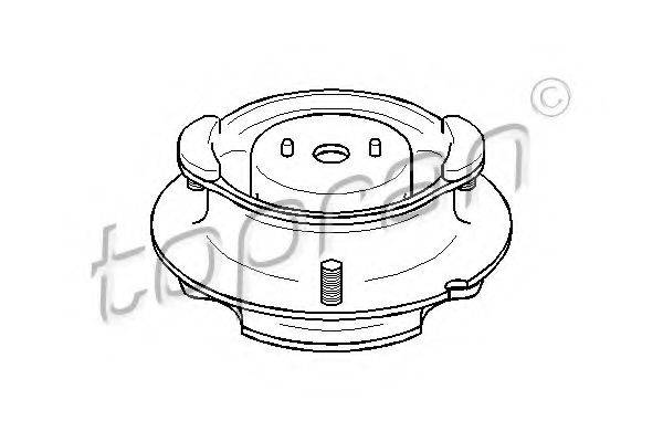 TOPRAN 400044 Опора стійки амортизатора