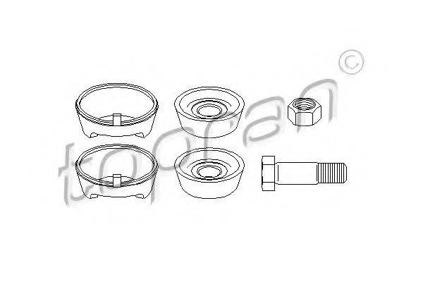 TOPRAN 400528 Ремкомплект, поперечний важіль підвіски