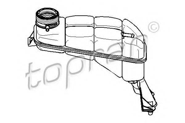 TOPRAN 400892 Компенсаційний бак, охолоджуюча рідина