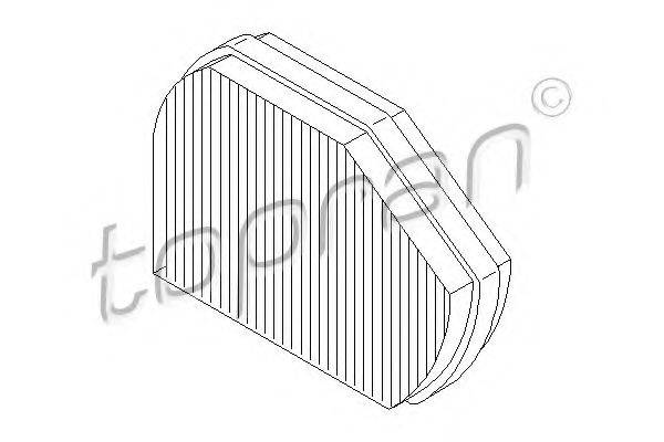 TOPRAN 400203 Фільтр, повітря у внутрішньому просторі