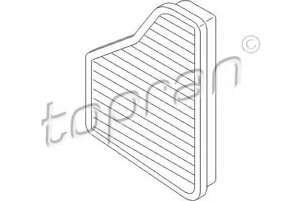 TOPRAN 400213 Фільтр, повітря у внутрішньому просторі
