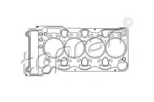 TOPRAN 501121 Прокладка, головка циліндра