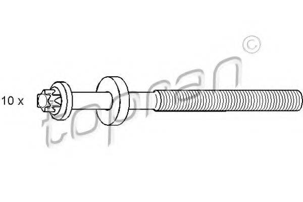 TOPRAN 500369 Комплект болтів головки цилідра