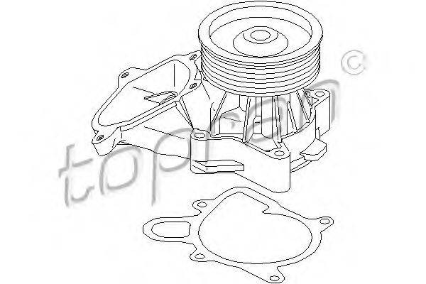 TOPRAN 500932 Водяний насос