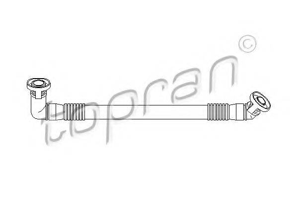 TOPRAN 501416 Шланг, повітровідведення кришки головки циліндра