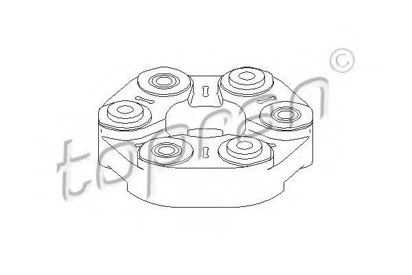 TOPRAN 501591 Шарнір, поздовжній вал