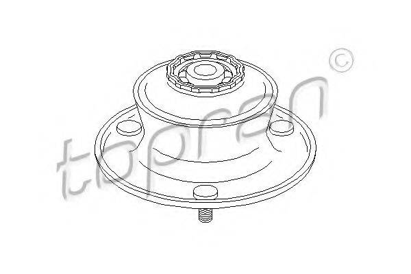 TOPRAN 501324 Опора стійки амортизатора