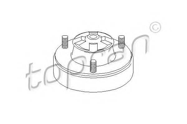 TOPRAN 500053 Опора стійки амортизатора
