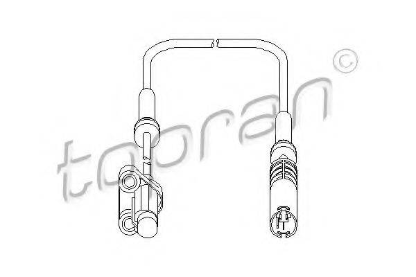 TOPRAN 500981 Датчик, частота обертання колеса