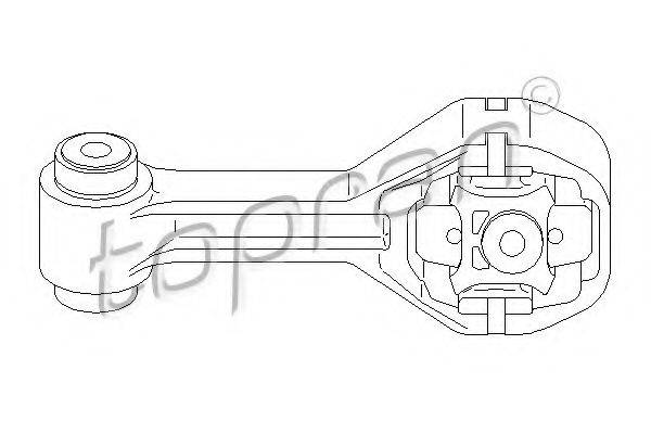 TOPRAN 700523 Підвіска, двигун