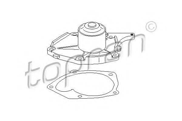 TOPRAN 700202 Водяний насос