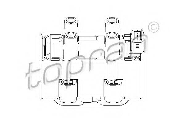 TOPRAN 700221 Котушка запалювання