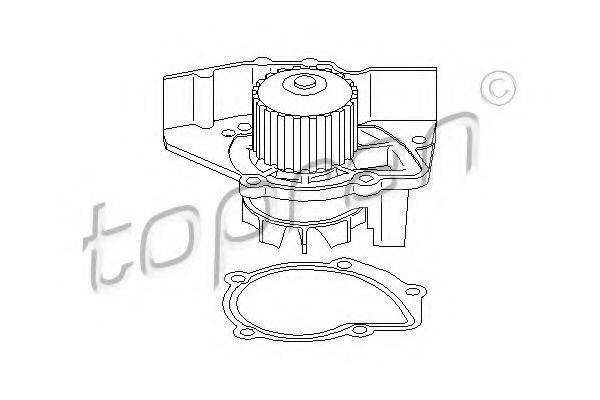 TOPRAN 720163 Водяний насос