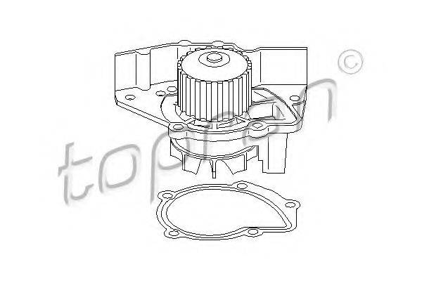 TOPRAN 721218 Водяний насос