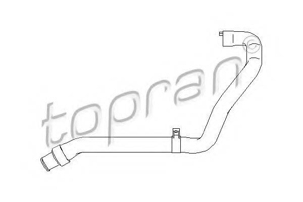 TOPRAN 721823 Шланг радіатора