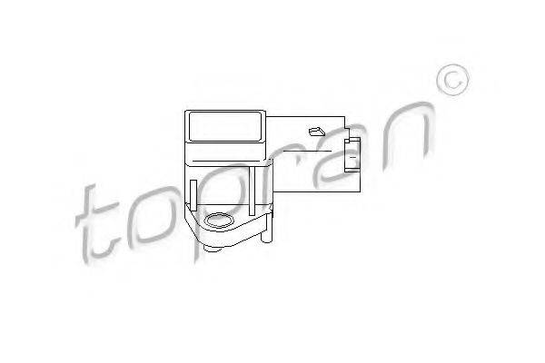 TOPRAN 722063 Датчик, тиск у впускному газопроводі
