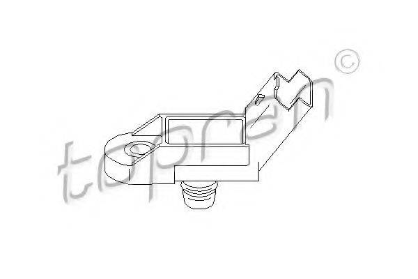 TOPRAN 721625 Датчик, тиск у впускному газопроводі