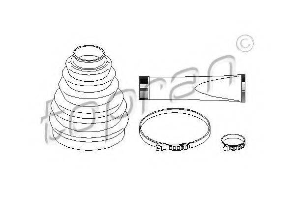 TOPRAN 721195 Комплект пильника, приводний вал