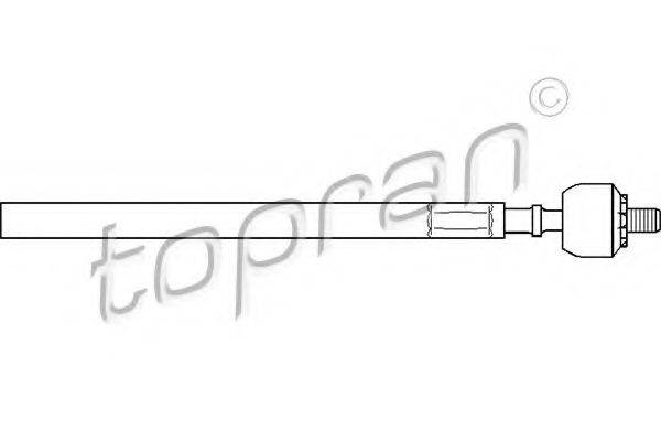 TOPRAN 720398 Осьовий шарнір, рульова тяга