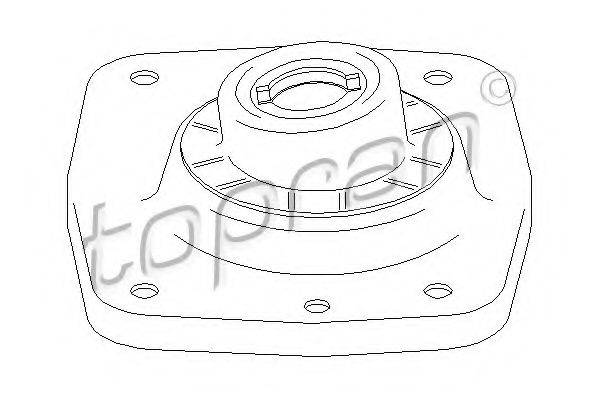 TOPRAN 722360 Опора стійки амортизатора