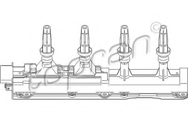 TOPRAN 721904 Комутатор, система запалювання