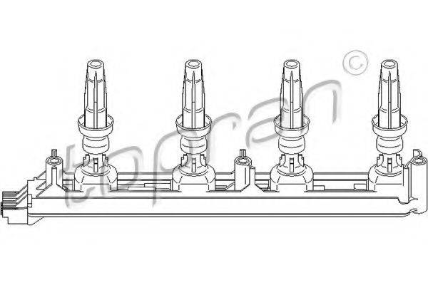 TOPRAN 721907 Комутатор, система запалювання