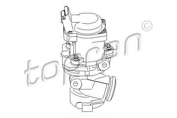 TOPRAN 722663 Клапан повернення ОГ