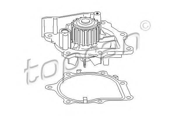 TOPRAN 304141 Водяний насос