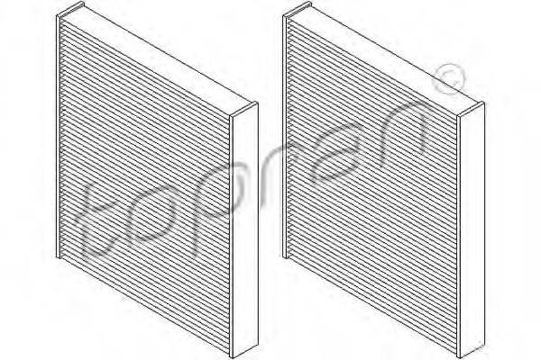 TOPRAN 501647 Фільтр, повітря у внутрішньому просторі