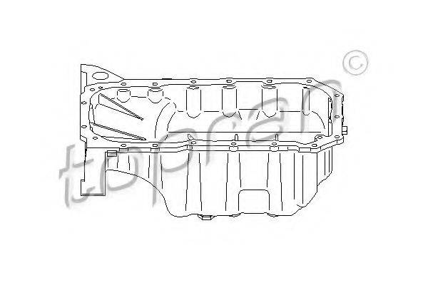 TOPRAN 722773 Масляний піддон