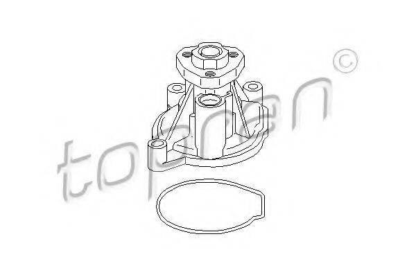 TOPRAN 113151 Водяний насос