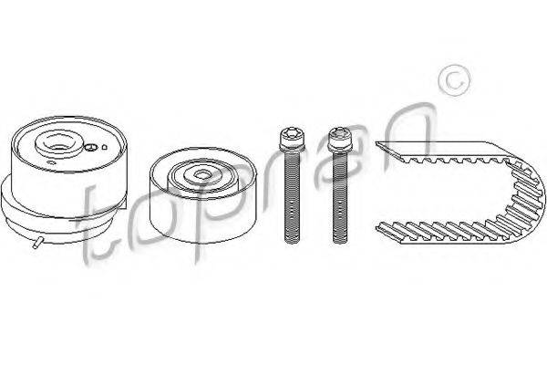TOPRAN 207938 Комплект ременя ГРМ