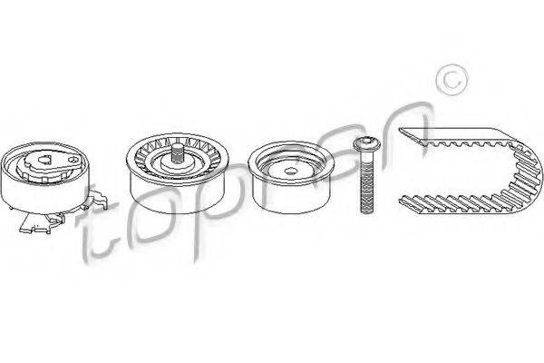 TOPRAN 207937 Комплект ременя ГРМ