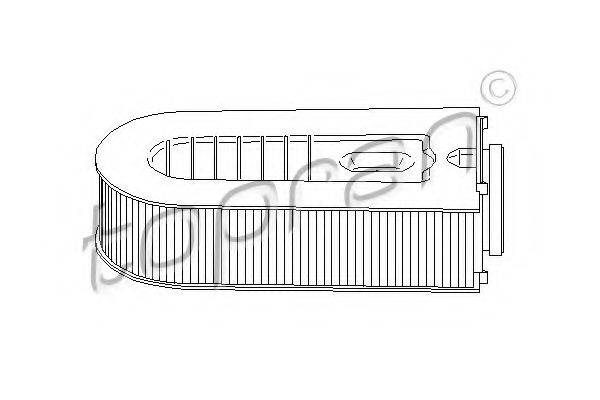 TOPRAN 407732 Повітряний фільтр
